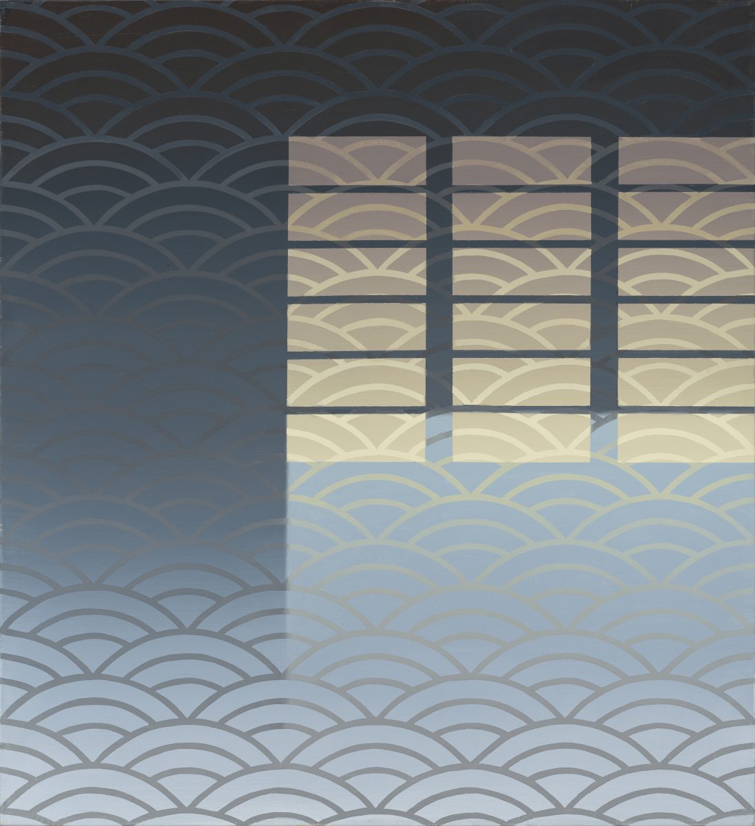 Mari Kurismaa. Repeating Patterns 3. 120 x 110 cm. Oil on canvas, 2010